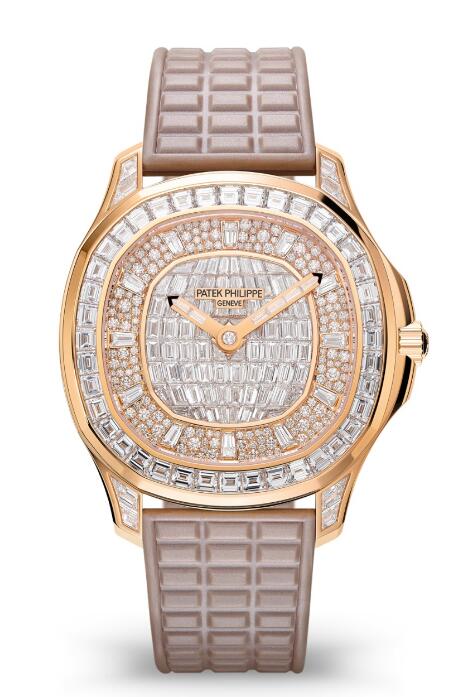 Cheap Patek Philippe Aquanut Luce Haute Joaillerie Watches for sale 5062/450R-001 Rose Gold